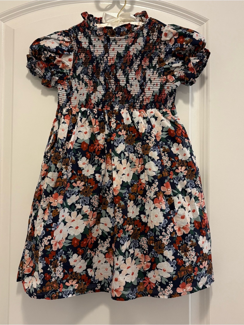 Janie and Jack Smocked Floral Dress - Size 6